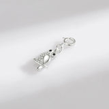 Sterling Silver Woodpecker Charms Bracelet for Women