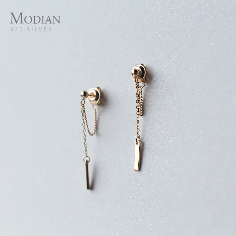 925 Sterling Silver Geometric Stud Earrings Tiny Jewelry For Women