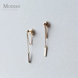 925 Sterling Silver Geometric Stud Earrings Tiny Jewelry For Women