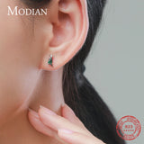 925 Silver Crystal T-Rex Stud Earrings Girls Dinosaur Jewelry