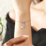 925 Silver Hearts Pendant Charms for DIY Jewelry - Women's Bracelet/Necklace