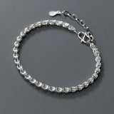 925 Sterling Silver Hollow Bracelet Chain for Women Party Gift
