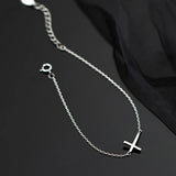 925 Sterling Silver Cross Bracelet For Women Fine Jewelry Gift