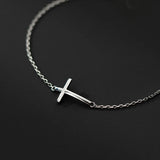 925 Sterling Silver Cross Bracelet For Women Fine Jewelry Gift