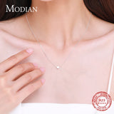 925 Sterling Silver Star Necklace Pendant Chain for Women Girls