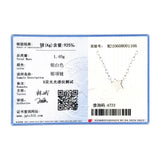 925 Sterling Silver Star Necklace Pendant Chain for Women Girls