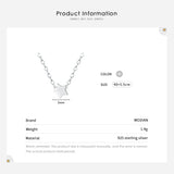 925 Sterling Silver Star Necklace Pendant Chain for Women Girls