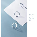925 Silver Geometric Stud Earring for Women