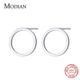 925 Silver Geometric Stud Earring for Women