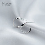 Minimalism 925 Silver Stud Earrings for Women