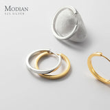925 Silver Smooth Minimalist Ear Studs for Women