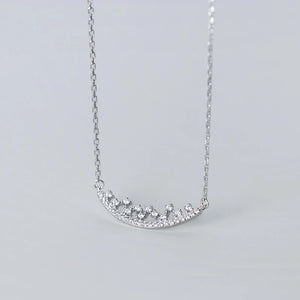 Zircon Star Pendant Silver Geometric Fine Jewelry