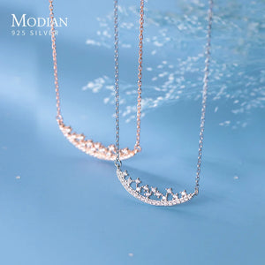 Zircon Star Pendant Silver Geometric Fine Jewelry