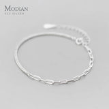 Geometric Zirconia Bracelet Bangle 925 Silver