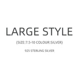 925 Silver Zircon Geometric Rhombus Adjustable Finger Ring for Women