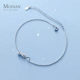 925 Sterling Silver Infinite Love Chain Lady Anklet For Women Foot Bracelet
