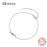 925 Sterling Silver Infinite Love Chain Lady Anklet For Women Foot Bracelet