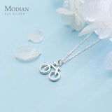 Geometric Pendant Necklace Sterling Silver 925