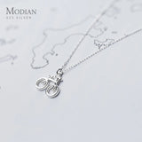 Geometric Pendant Necklace Sterling Silver 925