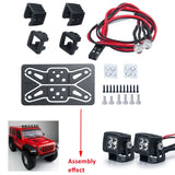 Upgraded Lights Set for AXIAL SCX10 TRX4 TRX6 1/10 RC Crawler Car