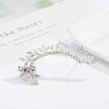 Vintage Punk Gothic Crystal Ear Cuff Wrap Clip Earrings