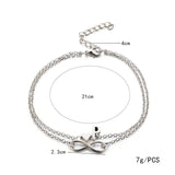 Letter Leg Chain Ankle Bracelet A-Z Alphabet Anklet Christmas Gift