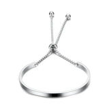 Engraved Bracelet For Women Gold/ Silver Stainless Steel Bracelet