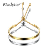 Engraved Bracelet For Women Gold/ Silver Stainless Steel Bracelet