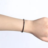 316L Stainless Steel Cubic Zircon Tennis Link Bracelet