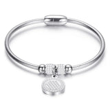 Adjustable Stainless Steel Cuff Bracelet Set for Women