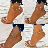 Bohemian Beads Anklet Vintage Foot Jewelry