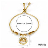 Life of Tree Charm Beads Bracelet for Women