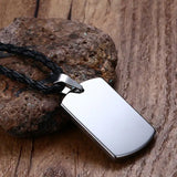 Tungsten Carbide Chokers Soldier Dog Pendant Necklace