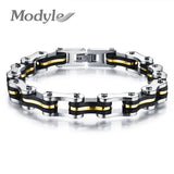 Stainless Steel Silicone Bracelets for Men
