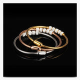Stainless Steel Bracelet with Magnetic Clasp
