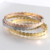Hexagonal Honeycomb Bracelets Titanium Steel