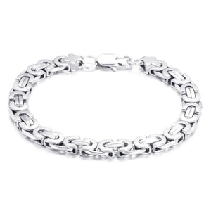 Stainless Steel Motorcycle Chain Bracelet for Women