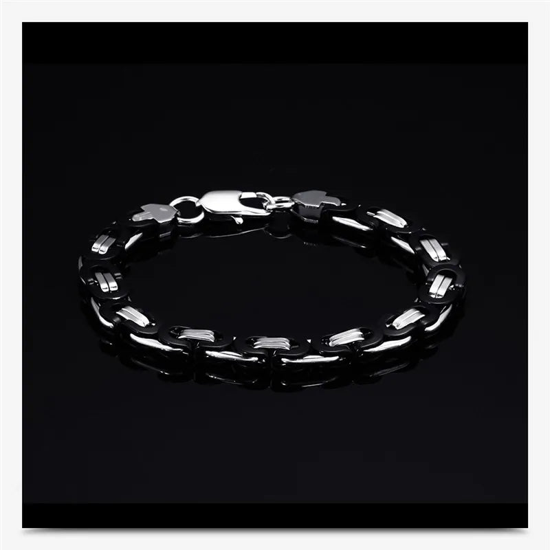 Stainless Steel Motorcycle Chain Bracelet for Women
