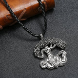 Modyle Stainless Steel Tree Of Life Pendant Necklace For Women