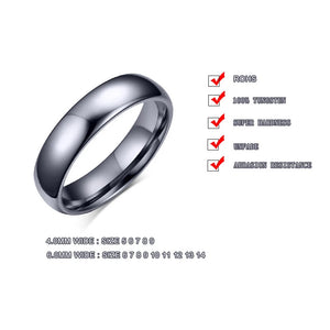 Tungsten Carbide Rings for Men Women