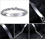 Stainless Steel ID Bracelets Bangle Men Jewelry - Couple Jewelry
