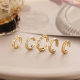 Punk Rock Link Chain Clip Earrings No Piercing Earcuffs