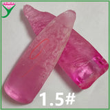 9 Mohs Hardness Synthetic Corundum Stone Gems 100g Pink Raw Material For Jewelry