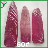9 Mohs Hardness Synthetic Corundum Stone Gems 100g Pink Raw Material For Jewelry
