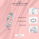 925 Sterling Silver Stars Ring for Women