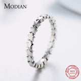 925 Sterling Silver Stars Ring for Women