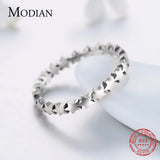 925 Sterling Silver Stars Ring for Women