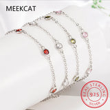 Moissanite Bracelet 925 Sterling Silver 4.0mm D Diamond Gemstone