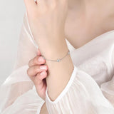 Moissanite Bracelet 925 Silver D Diamond Gemstone Bracelet