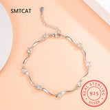 Moissanite Bracelet 925 Silver Chain Lab Diamond Bracelet